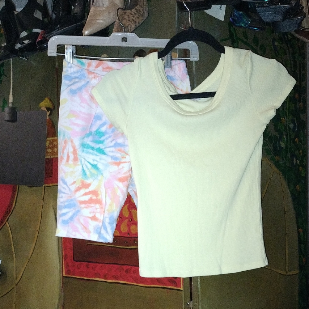 Colorful Tie-Dye Kids Leggings